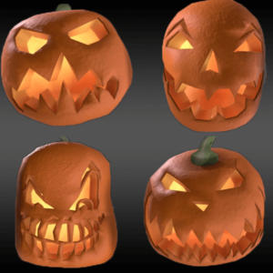 Low Poly Pumpkins